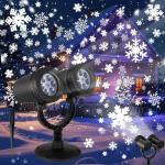 Christmas Snowflake Projector Lights for Holiday Cheer
