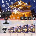 Christmas Snowflake Projector Lights for Holiday Cheer