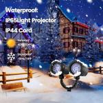 Christmas Snowflake Projector Lights for Holiday Cheer