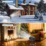LED Snowfall Projector Lights with Remote Control