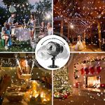 LED Snowfall Projector Lights with Remote Control