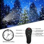 LED Snowfall Projector Lights with Remote Control