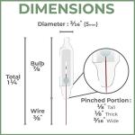 Clear Mini Christmas Replacement Bulbs, 100 Count