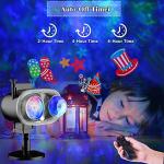 3D Ocean Wave Holiday Projector Lights with Timer