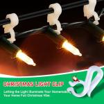 100 Mini Christmas Light Clips for Easy Setup