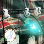100 Mini Christmas Light Clips for Easy Setup