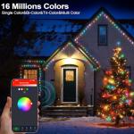 33FT RGB C9 Outdoor Christmas Lights with Music Sync