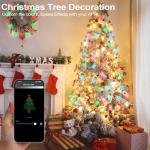 33FT RGB C9 Outdoor Christmas Lights with Music Sync