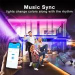 100ft Waterproof Music Sync LED Strip Lights