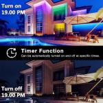 100ft Waterproof Music Sync LED Strip Lights