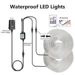 100ft Waterproof Music Sync LED Strip Lights