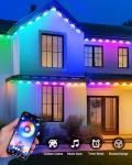 Solar Christmas Lights with Music Sync, 32.8ft
