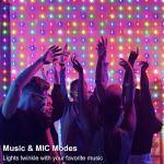 Smart Music Sync RGB Curtain Lights 8Ft x 6Ft