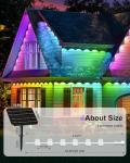 Solar Christmas Lights with Music Sync, 32.8ft