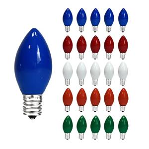 C7 Multicolor Music Sync Christmas Light Bulbs