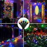 Multicolor 137ft Solar Christmas Lights with Music
