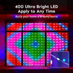 Smart Music Sync Curtain String Lights - 400 LEDs