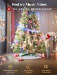 Musical Rotating Christmas Tree Stand with Remote