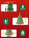 Musical Rotating Christmas Tree Stand with Remote