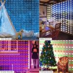 Smart Music Sync RGB Curtain Lights 8Ft x 6Ft