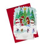 Pop-Up Christmas Card with Lights and Music