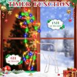 Battery Powered Christmas Window Lights Set of 3