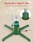 Musical Rotating Christmas Tree Stand with Remote
