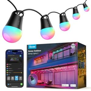 Govee 144ft Smart Outdoor String Lights with Music