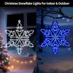 LiuZpatial 36" LED Snowflake Lights with Music Sync