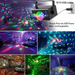Music Sync Disco Ball Light with Remote Control
