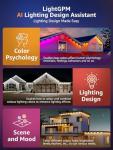 Lepro E1 Smart Outdoor Musical Christmas Lights 150ft