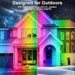 50FT Waterproof RGB Smart Music Sync Lights