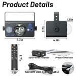 Music Sync Disco Ball Light with Remote Control