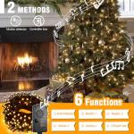 EAMBRITE 82 Ft Christmas Lights with Music