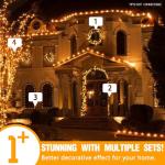 EAMBRITE 82 Ft Christmas Lights with Music