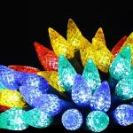 50 LED Solar C6 Christmas String Lights - 8 Modes