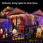 Toodour 400 LED Solar Music Sync Christmas Lights
