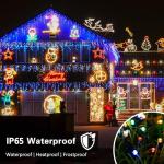 Toodour 400 LED Solar Music Sync Christmas Lights