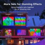 Smart Music Sync Curtain String Lights - 400 LEDs
