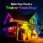 150FT Music Sync Outdoor Christmas Lights with RGB LED