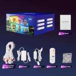 150FT Music Sync Outdoor Christmas Lights with RGB LED