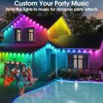 100ft LED Music Sync Outdoor Holiday Lights