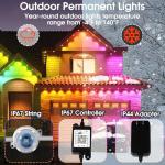100ft LED Music Sync Outdoor Holiday Lights