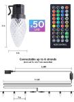 C9 Music Sync Christmas Lights – 33ft, 50 LED