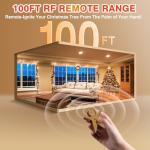 Wireless Remote Control for Christmas Lights with Music