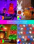 Music Sync Smart RGB Fairy String Lights 33ft