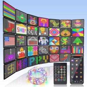 Smart Music Sync LED Curtain Lights with Remote