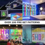 Smart Music Sync LED Curtain Lights with Remote