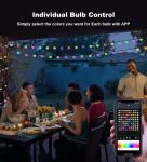 Hoofun Music Sync LED String Lights, 33ft