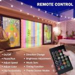 Smart Music Sync LED Curtain Lights with Remote